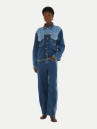 Farm Rio Wide-Leg Jeans mit Nietendetails denim bei Robert Ley