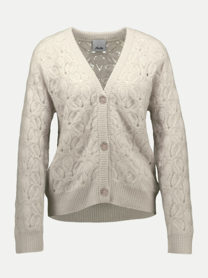ALLUDE Cardigan mit V-Ausschnitt bei Robert Ley