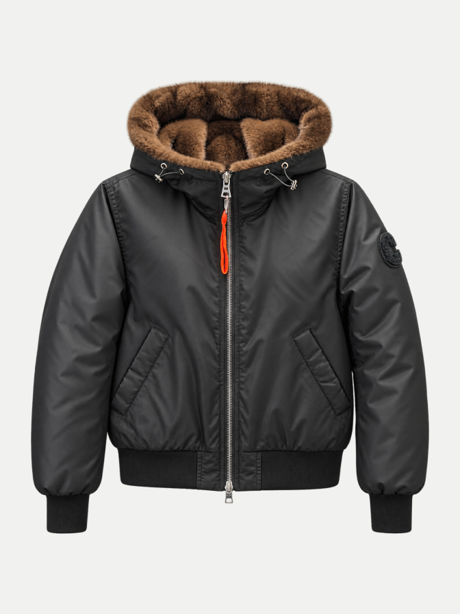 Originale C Blouson mit Kunstfellsteppung bei Robert Ley