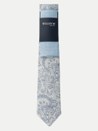 Willen Set Krawatte mit Einstecktuch 21-blau bei Robert Ley
