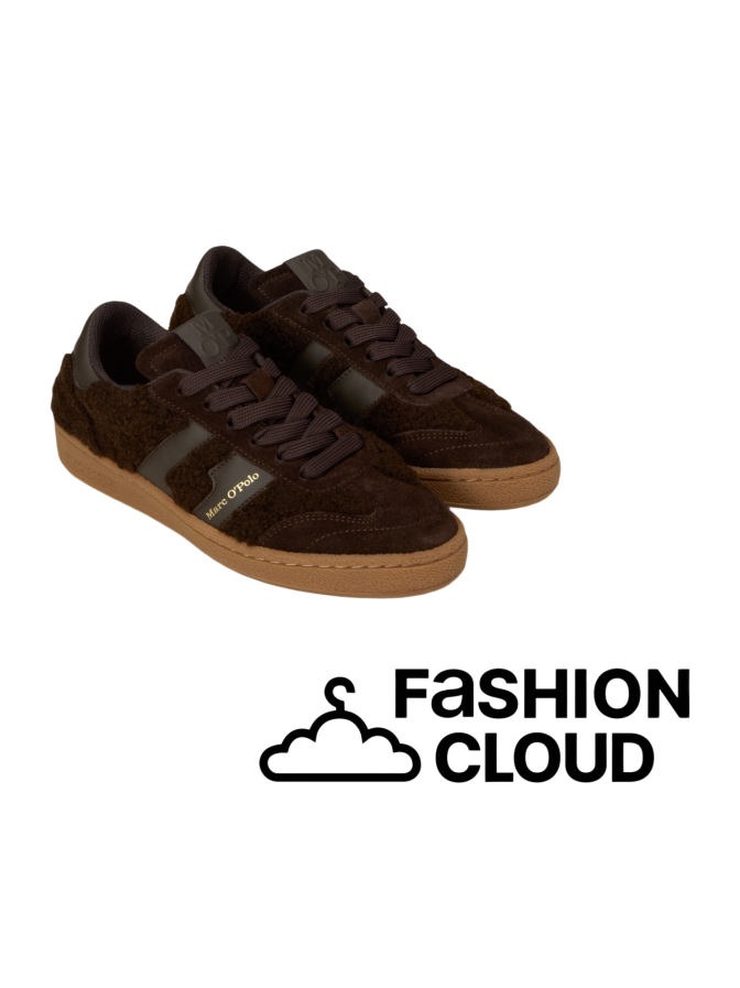 Marc O'Polo Sneakers aus Leder und Teddyfell bei Robert Ley