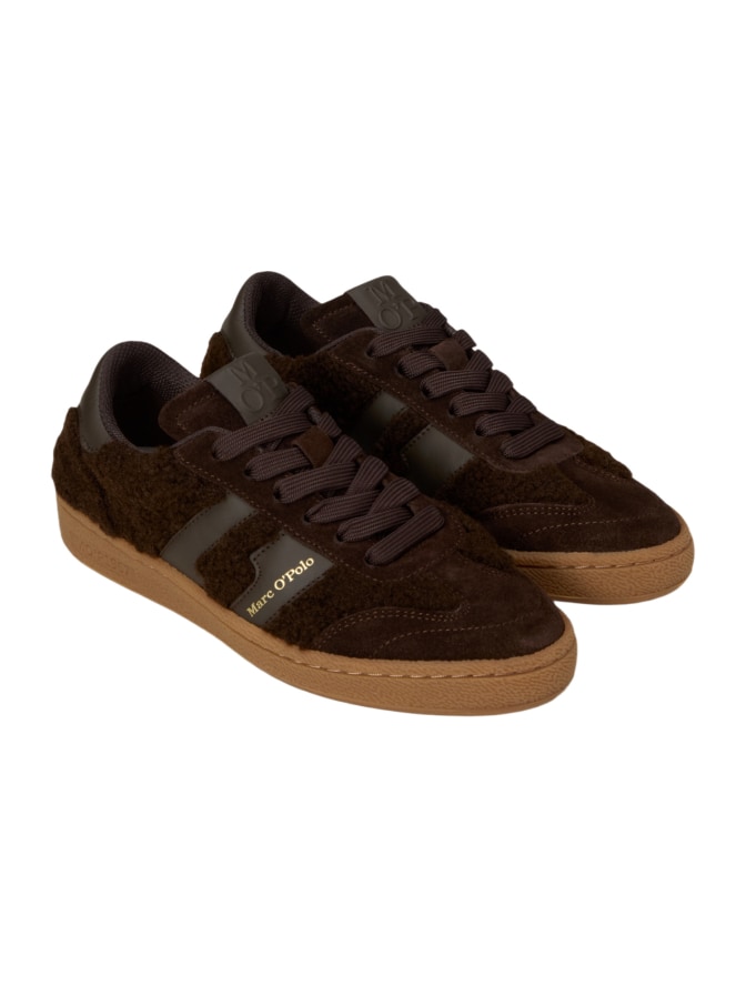 Marc O'Polo Sneakers aus Leder und Teddyfell bei Robert Ley