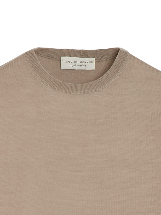 Filippo De Laurentiis Rundhalspullover in 100% Merino bei Robert Ley