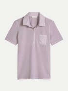Marc O'Polo Poloshirt mit Brusttasche 6644-Dusty Lavender bei Robert Ley