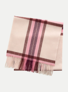 Gant Wollschal mit Tartan-Muster 600-REFINED PINK bei Robert Ley
