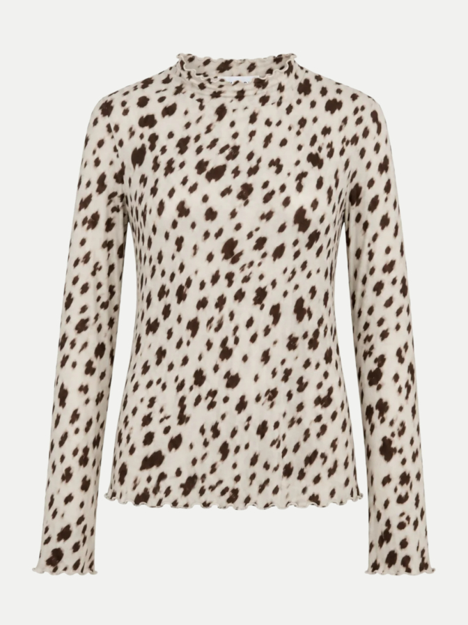 OH APRIL Longsleeve Zahara mit Cow-Print bei Robert Ley