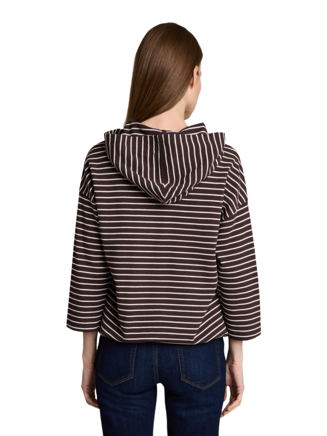 Tom Tailor Casual Longsleeve mit Kapuze bei Robert Ley