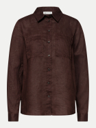 Street One Leinenbluse 17276-espresso brown bei Robert Ley