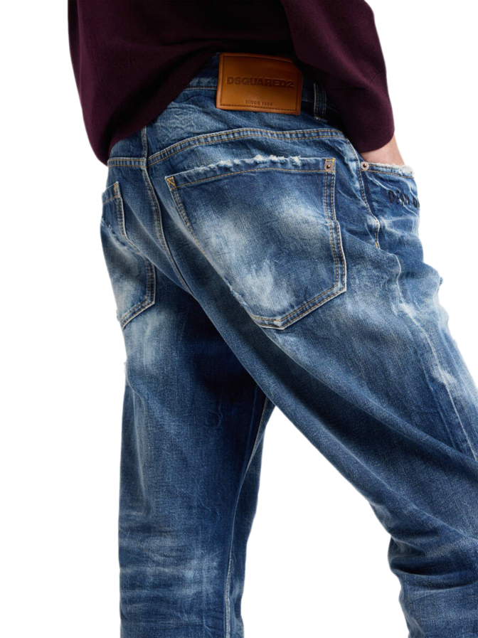 DSQUARED2 Tapered-Fit Jeans mit Vintage Details bei Robert Ley