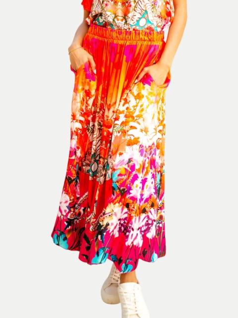 Miss Goodlife Multicolor Maxirock bei Robert Ley