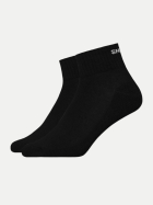 Snocks Knöchelhohe Socken Retro 009-Black bei Robert Ley