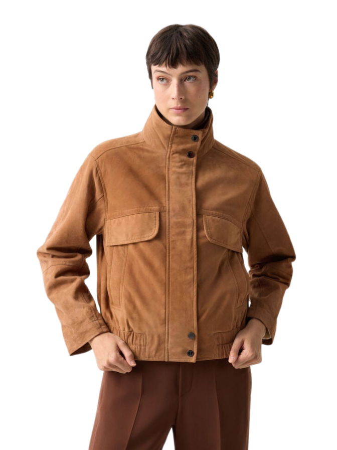 Bogner Blouson Anouk aus Ziegenveloursleder bei Robert Ley