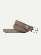 van Bommel Gürtel aus Veloursleder 3-Taupe bei Robert Ley