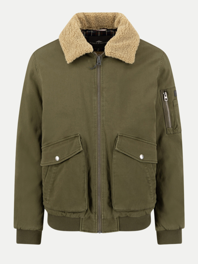 Fynch-Hatton Jacke mit Teddykragen bei Robert Ley
