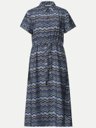Street One Midi-Kleid mit Zick-Zack-Muster 37606-frozen wave bei Robert Ley