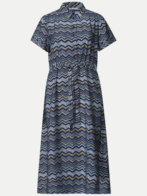 Street One Midi-Kleid mit Zick-Zack-Muster bei Robert Ley