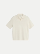 Tom Tailor Denim Poloshirt aus Piqué-Strick 12906-Wool White bei Robert Ley