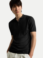 KIEFERMANN Strickpolo Luras 02black-02black bei Robert Ley