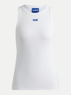 HUGO BLUE Top Easy Tank 100-White bei Robert Ley