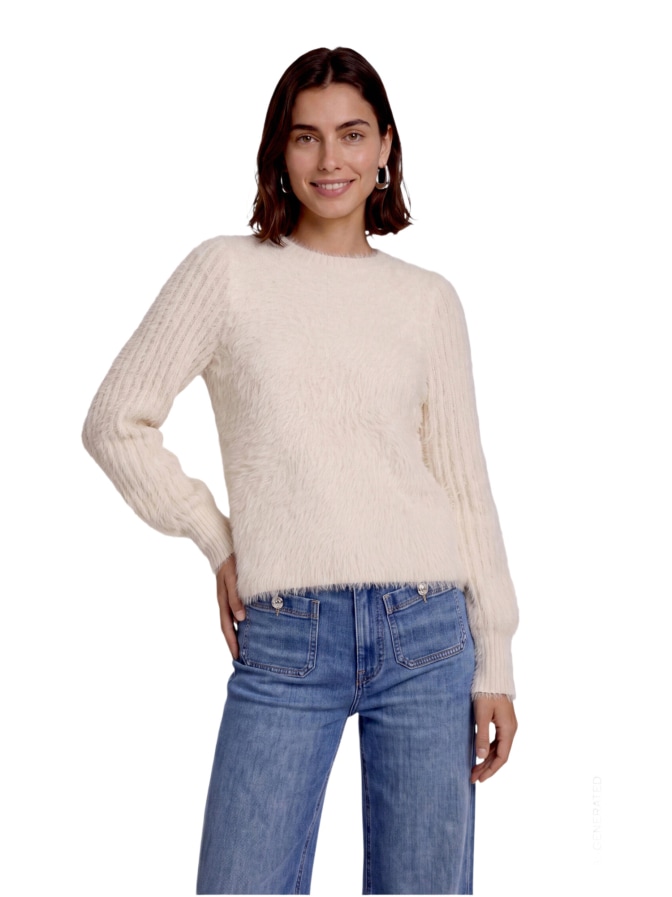 Zero Kunstfell-Pullover bei Robert Ley