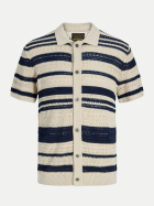 Jack & Jones Gestricktes Polo 283236002-Pageant Blue/Sea Pearl bei Robert Ley