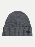 BOSS Black Beanie Fati 030-Medium Grey bei Robert Ley