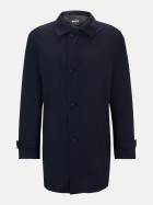 BOSS Black Wasserfester Mantel Jared 404-Dark Blue bei Robert Ley