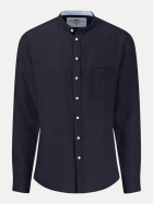 Fynch-Hatton Hemd mit Stehkragen 685-navy bei Robert Ley