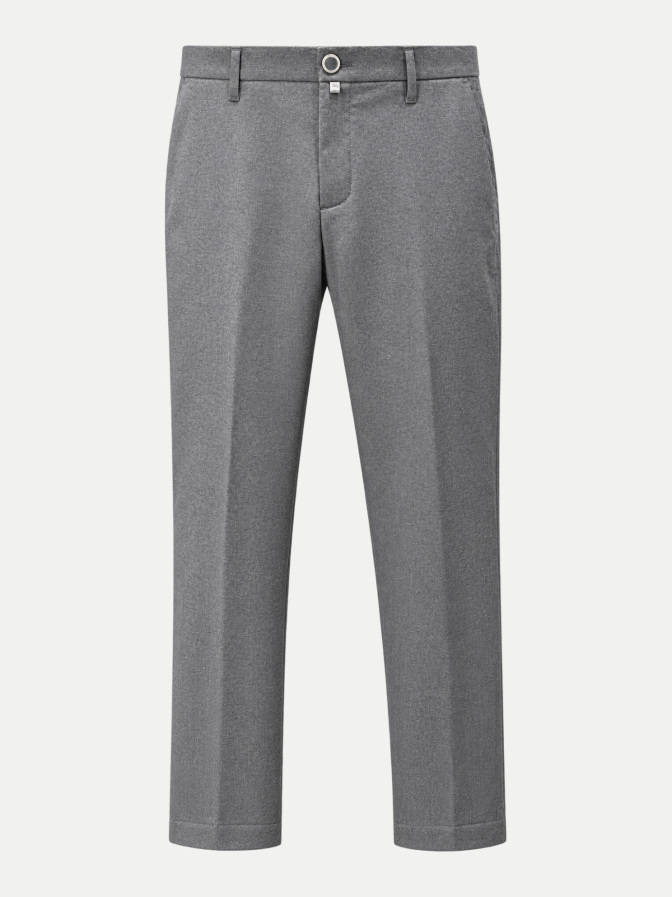 Jacob Cohen Regular-Fit Wollhose Gray bei Robert Ley