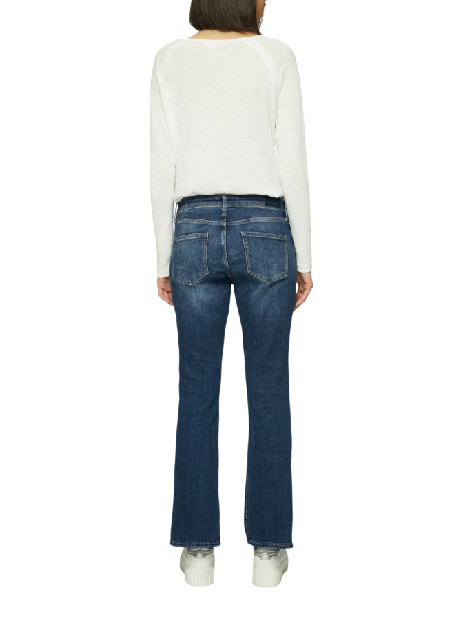 Produktbild von S.Oliver Jeans Beverly Slim Fit Mid Rise Bootcut Leg Blau 2163349 57z4 S Oliver