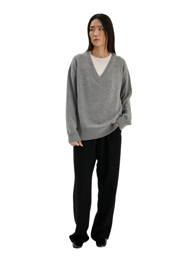 Rhea. Feinstrickpullover V-Ausschnitt SW14.05 bei Robert Ley