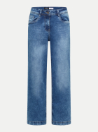 Cecil Wide-Leg Jeans Style Neele 10283-mid blue wash bei Robert Ley
