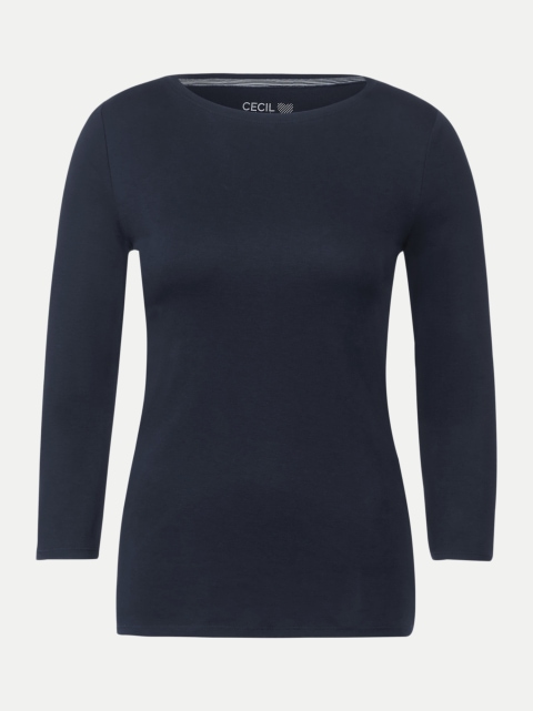 CECIL Basic Boatneck Sweatshirt bei Robert Ley