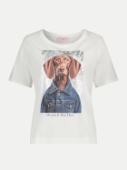 Betty Barclay Shirt Denim & Dogs 1986-Patch White/Dark Blue bei Robert Ley