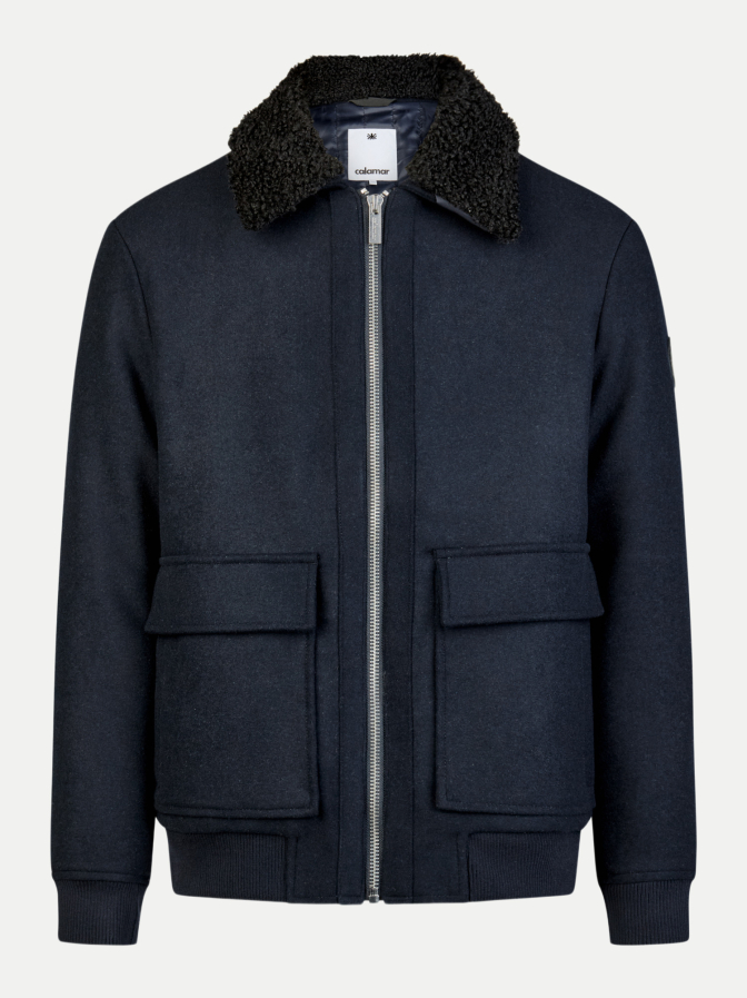 Calamar Fliegerjacke mit abnehmbarem Kragen bei Robert Ley