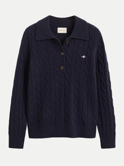 Gant Wollpullover im Zopfstrick-Muster bei Robert Ley