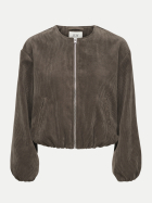JDY Cordblouson JDYALBA Kragenlos 237395001-Chocolate Brown/BLACK BUTTONS bei Robert Ley