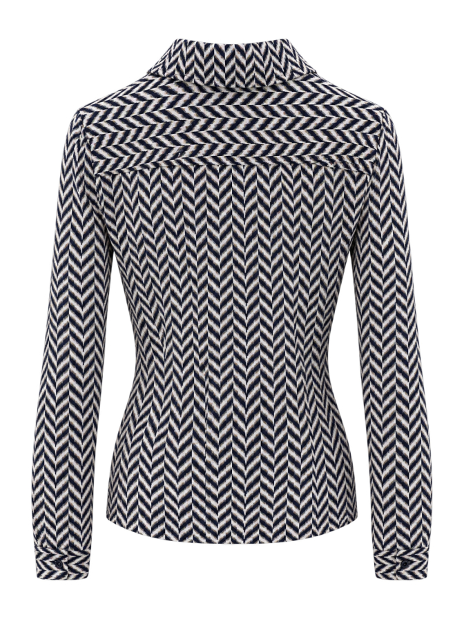 MISSONI Chevron-Blusenshirt mit Zig-Zag-Muster bei Robert Ley
