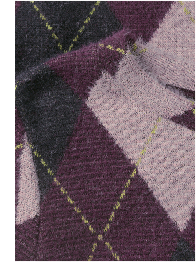 Street One Pullover mit 3/4 Arm und Argylemuster bei Robert Ley