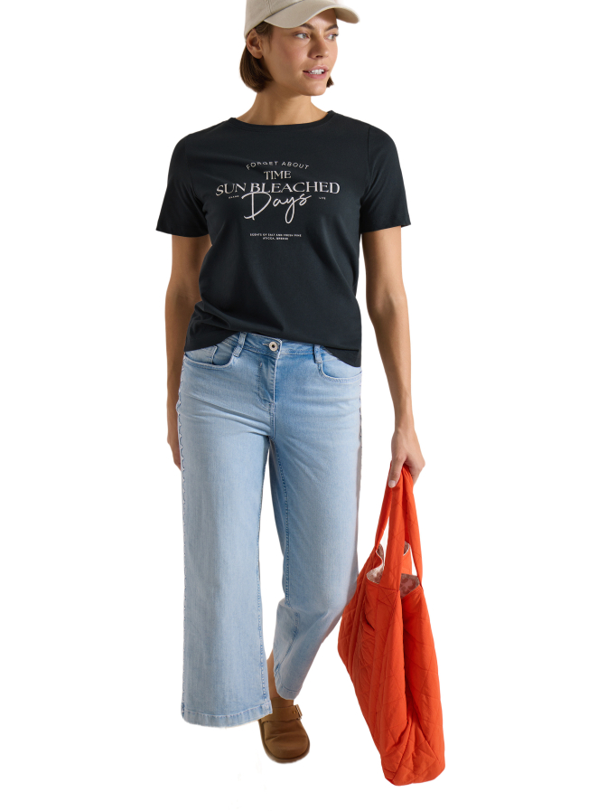 Cecil T-Shirt mit Schriftzug bei Robert Ley