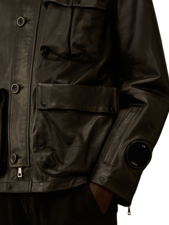 C.P. Company Lederjacke Mille Miglia bei Robert Ley