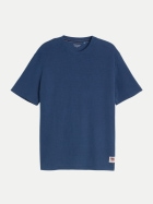 Tom Tailor Casual T-Shirt mit Used-Look 10318-Dark Duck Blue bei Robert Ley