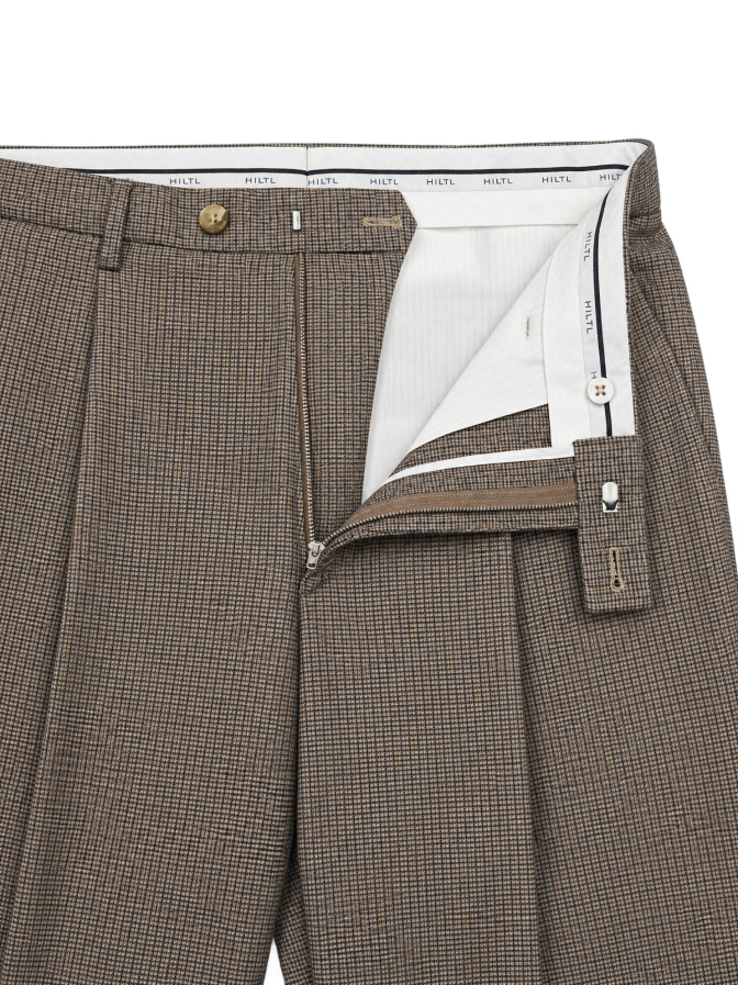 HILTL Regular-Fit Wollhose mit Bundfalte bei Robert Ley