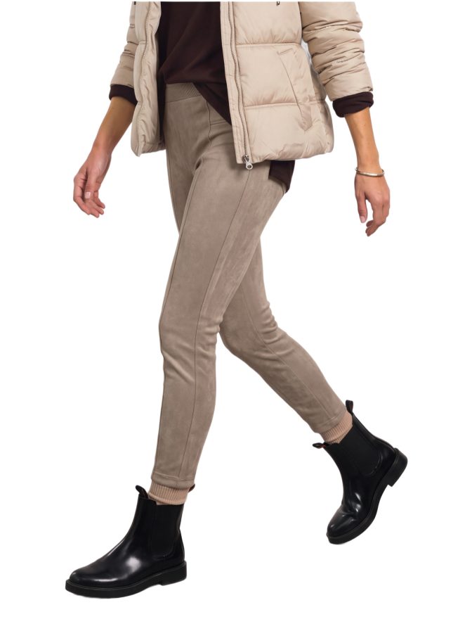 Street One Skinny-Fit Hose aus Velours bei Robert Ley