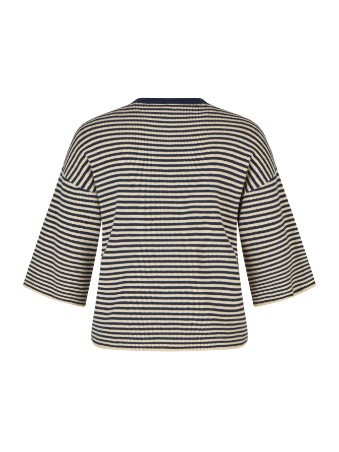 Rabe Moden Kurze Strickjacke mit Streifenmuster bei Robert Ley