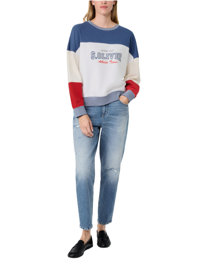s.Oliver RED LABEL s.Oliver x Heidi Klum: Colorblock-Sweatshirt bei Robert Ley