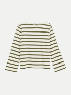 s.Oliver RED LABEL Sweatshirt mit Streifen 79G2-GREEN bei Robert Ley
