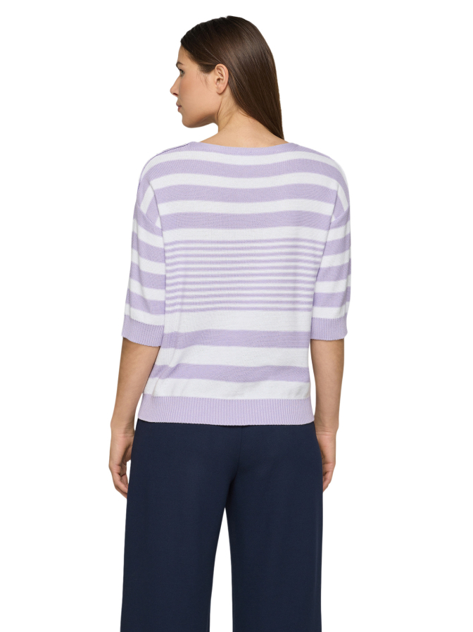 Rabe Moden Strickpullover mit Streifenmuster bei Robert Ley