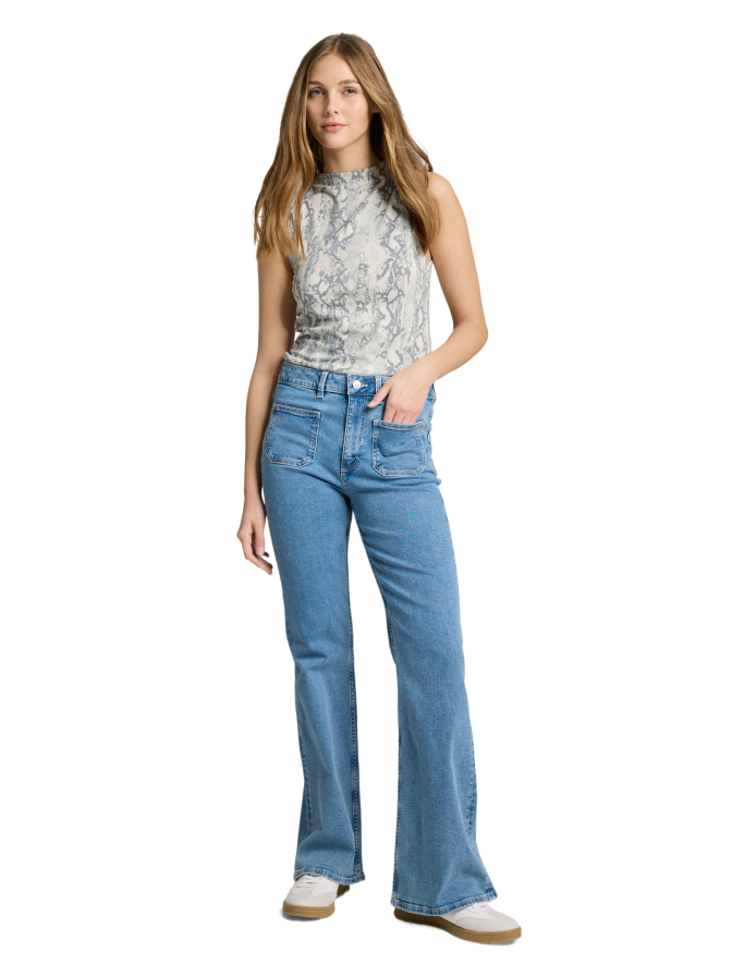 Tom Tailor Denim Slim Fit Top mit Schlangenmuster bei Robert Ley