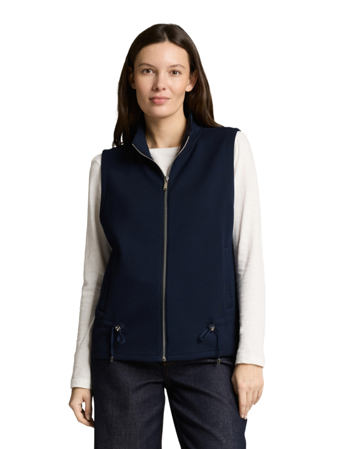 Tom Tailor Sweatweste mit Stehkragen bei Robert Ley